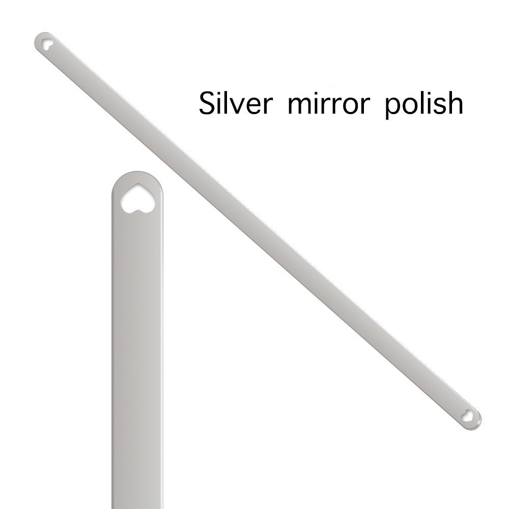 Stainless Steel Open Bracelet Straight Bar Accessories
