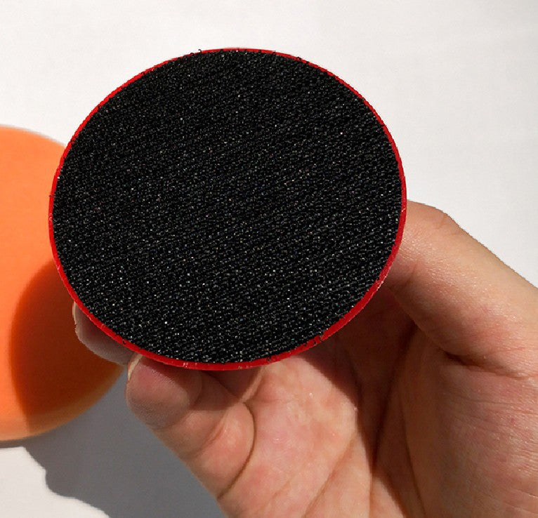 Sponge Handle Round Polishing Waxing Sponge Cleaning Maintenance Tool