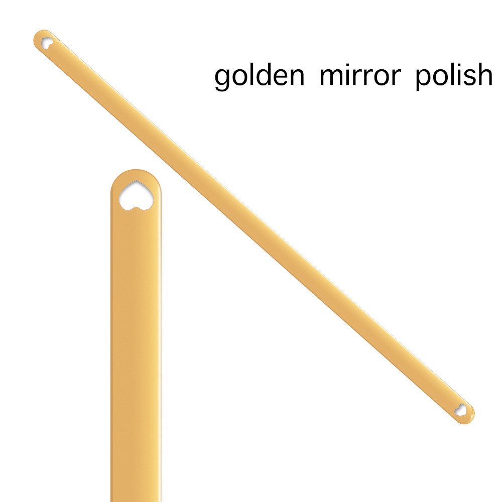 Stainless Steel Open Bracelet Straight Bar Accessories