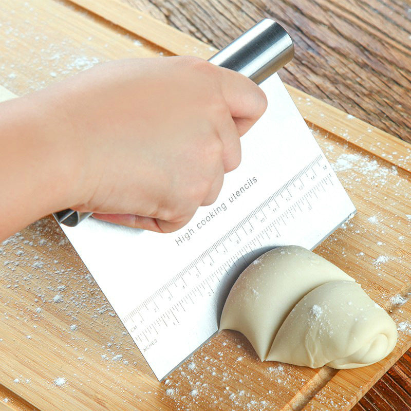 Stainless Steel Pastry Spatulas Cutter With Scale