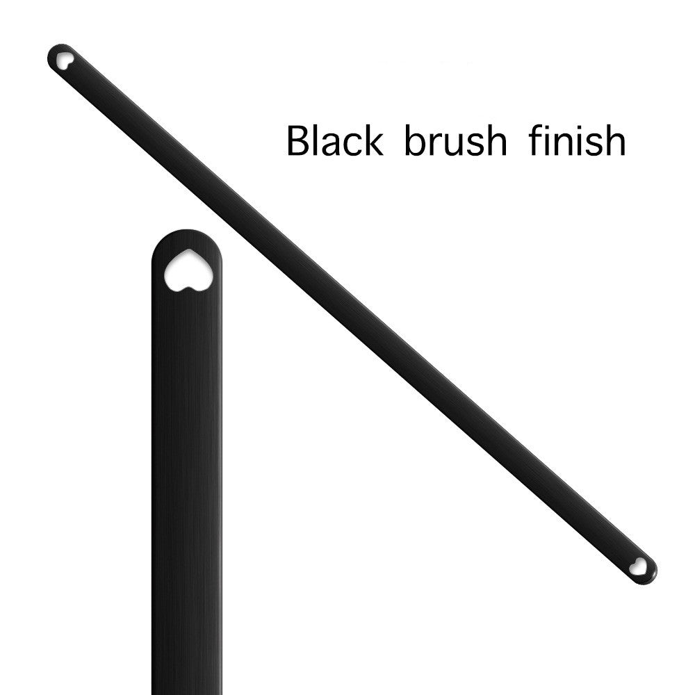 Stainless Steel Open Bracelet Straight Bar Accessories